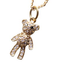Cargar imagen en el visor de la galería, COLLAR OSITO DIAMANTES
