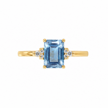 Cargar imagen en el visor de la galería, Anillo Azzurra | Oro Sólido 10K
