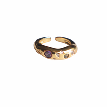 Cargar imagen en el visor de la galería, ANILLO IRREGULAR PIEDRAS
