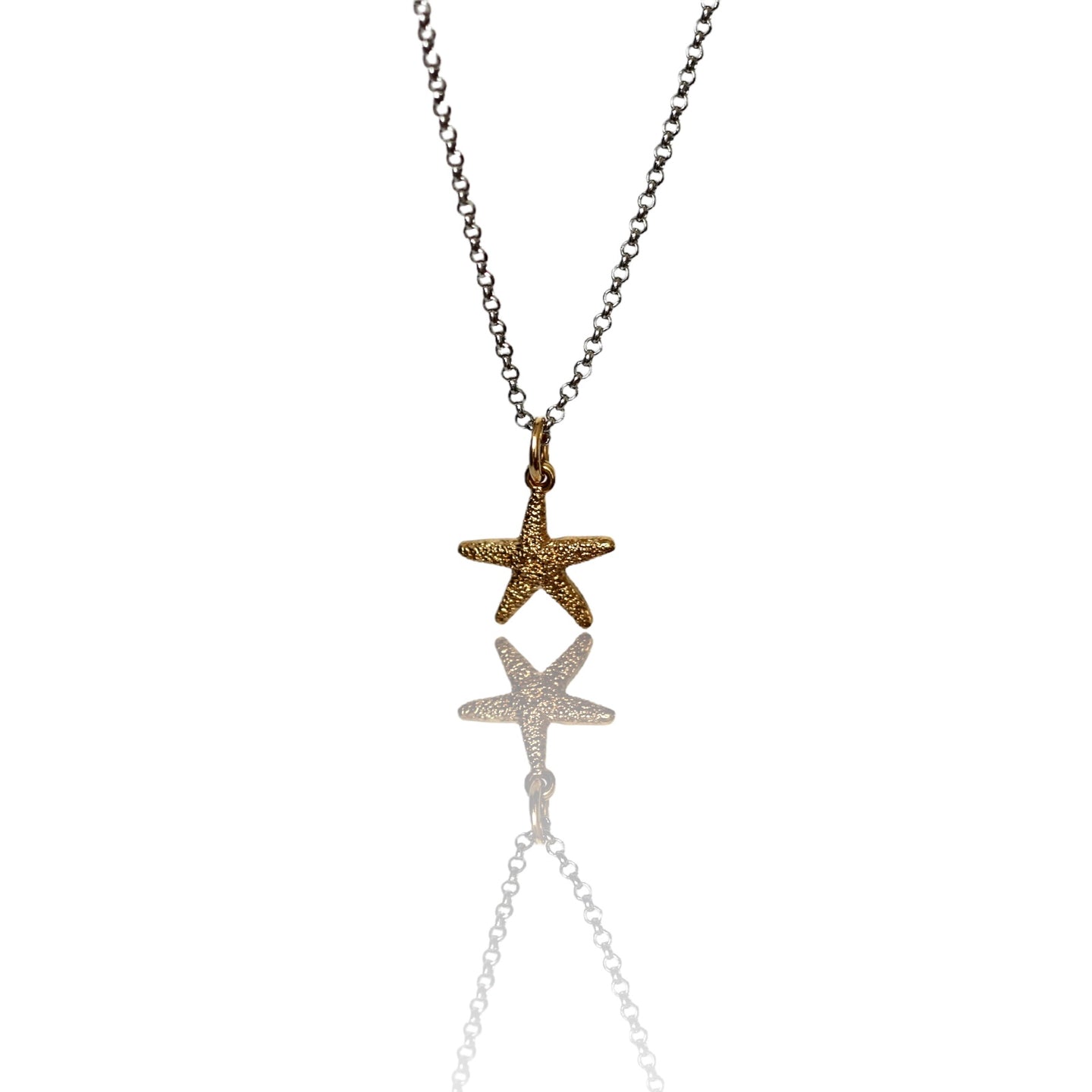 BICOLOR STAR NECKLACE